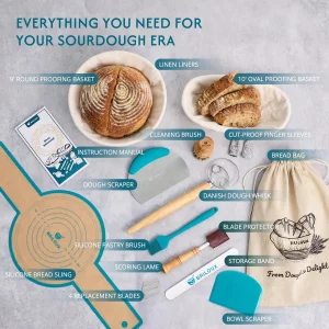 BRILOUX Sourdough Bread Baking Supplies | 9