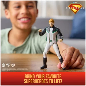 DC Comics, Superman, Green Lantern, 6-Inch Action Figure, Authentic Superman Movie Styling, Super Heroes Kids Toys for Boys and Girls Ages 4 and Up