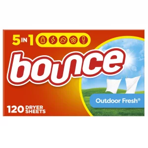 Bounce Fabric Softener Sheets, Outdoor Fresh Scent, 120 Count