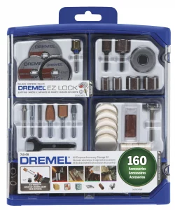 Dremel 160-Piece Rotary Tool Accessory Kit with EZ Lock Technology - 1/8