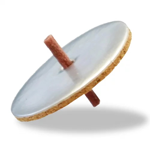 Ner Mitzvah Round Floating Wicks, Large Cotton Wicks and Cork Disc ...