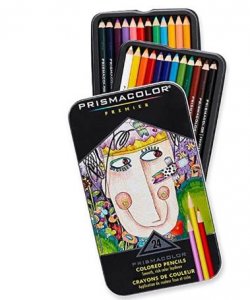 Prismacolor 3597THT Premier Colored Woodcase Pencils, 24 Assorted Colors/Set