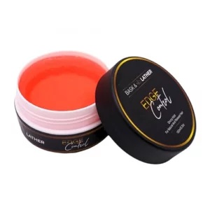 BASK & LATHER Strong Hold Edge Control Gel with Castor Oil, Non-Greasy, Non-Flaking, No White Cast, Long Lasting, Supports Hair Growth, Natural Formu
