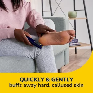 Dr. Scholl's Callus Remover Electronic Foot File, Electric Hard Skin Removal for Feet, Effortless Soft Smooth Skin in Minutes, Perfect for Travel, fo