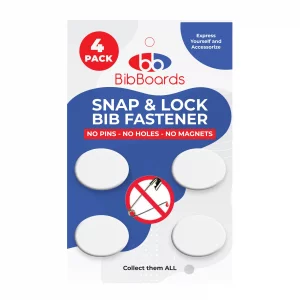 bibSNAPS Race Bib Clips - Safety Lock Fasteners - Secures Running, Marathon, Cycling, and Event Numbers, Non Magnetic, Easy to Use, Soft & Reusable, 
