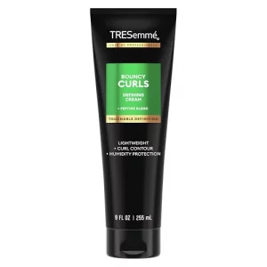 TRESemm Defining Cream 1 ct Bouncy Curls for Lightweight + Curl Control + Humidity Protection, with Peptide Blend, 9 fl oz