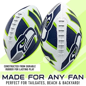 Franklin Sports NFL Seattle Seahawks Football - Youth Football - Mini 8.5