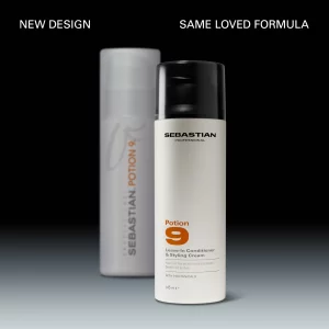 Sebastian Professional Potion 9 Leave-In Conditioner & Styling Cream | Flexible Hold and Shine | 4.9 Fl Oz (Pack of 1)