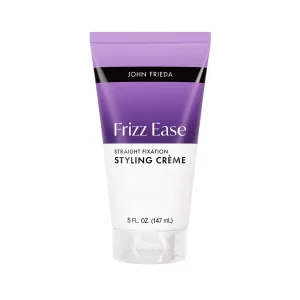 John Frieda Straight Fixation Styling Crme, Straight Hair Styling Cream for Women and Men, 5 oz