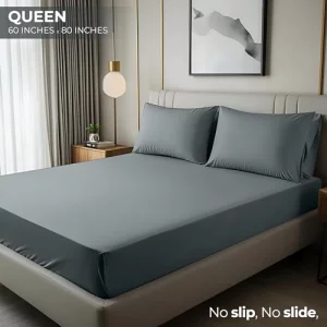 Utopia Bedding Queen Fitted Sheet - Bottom Sheet - Deep Pocket - Soft Microfiber - Shrinkage and Fade Resistant - Easy Care -1 Fitted Sheet Only (Gre