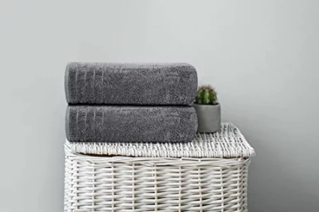 Tens Towels Pack of 4 Extra Large Bath Towels 30 x 60 Inches, 100% Cotton, Larger & Lighter Weight, Quicker to Dry, Super Soft and Absorbent, Perfect