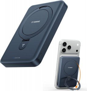 TORRAS EasyGo 10000mAh Magnetic Portable Charger Power Bank for iPhone, Fast Charging Travel Essential Wireless Battery Pack