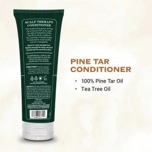 The Grandpa Soap Company Pine Tar Conditioner - Sooths and Moisturizes Dry Scalp, With Pine Tar and Tea Tree Oil, All Hair Types, Vegan, Sulfates and