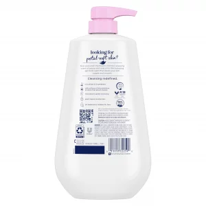 Dove Body Wash with Pump Renew Peony & Rose Oil For 24hr Lotion-Soft Skin Moisturizing Skin Cleanser with No Sulfates No Parabens 30.6 Oz