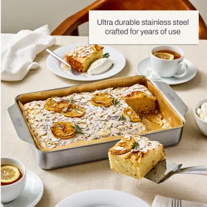 All-Clad Stainless Steel Bakeware, Rectangular Baking Pan, 9 x 13 inch