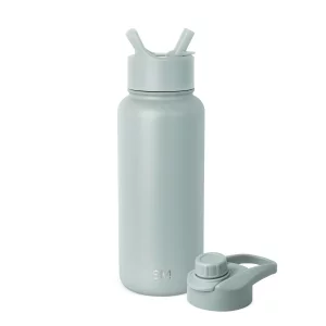 Simple Modern Water Bottle with Straw and Chug Lid Vacuum Insulated Stainless Steel Metal Thermos Bottles | Reusable Leak Proof BPA-Free Flask for Sp