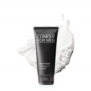 Clinique For Men Face Wash For Normal To Dry Skin Types | Mild Facial Cleanser | With Aloe Vera + Sucrose | Cleanses + Refreshes, 6.7 Fl Oz