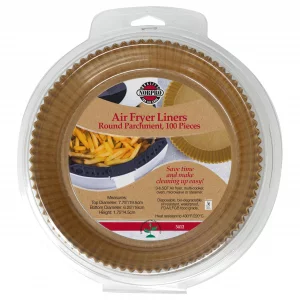 Norpro Air Fryer Parchment Paper Liners, Round