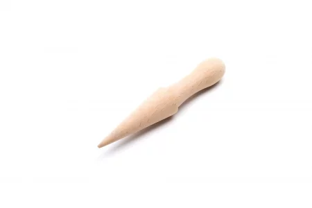Fox Run Wooden Pizzelle Roller, Krumkake Pastry Tool, Waffle Ice Cream Cone Roller, 8.25 inches, Beechwood