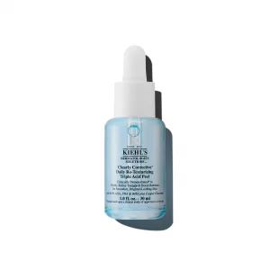 Kiehl's Clearly Corrective Daily Re-Texturizing Triple Acid Peel Serum, Gentle Exfoliating Facial Peel, Smoothes Texture, Primes Skin, with Salicylic