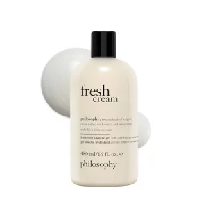 philosophy fresh cream shower gel - with notes of vanilla, whipped cream & tonka bean - 16 fl oz