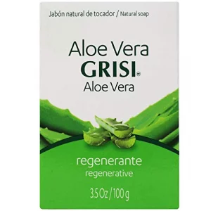 6pk - Aloe Vera Soap - Jabon de Svila - Grisi (3.5 Oz. X 6 Units)