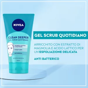 Nivea visage pure effect clean deeper gel scrub 150 ml