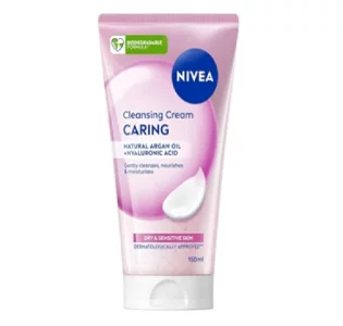 Nivea Daily Essentials Gentle Cleansing Cream Wash for Dry & Sensitive Skin (150ml) by Nivea