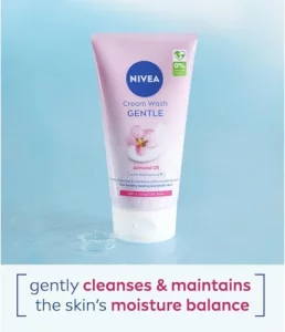 Nivea Daily Essentials Gentle Cleansing Cream Wash for Dry & Sensitive Skin (150ml) by Nivea