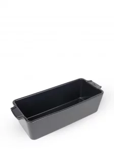 Peugeot - Appolia Loaf Pan - Ceramic Bread Baking Dish with Handles - Slate, 10 x 4 x 3 inches