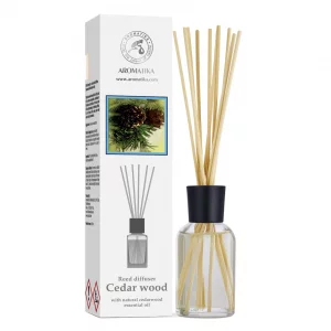 Cedarwood Reed Diffuser 3.4 Fl Oz - Scented Reed Diffuser Gift Set - Best for Aromatherapy - Home - Room Air Fresheners - Cedarwood Essential Oil - b