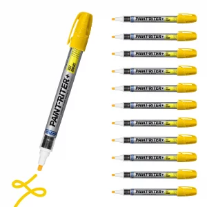 Markal 96961 Paint-Riter+ Oily Surface Liquid Paint Marker, Versatile Surface Compatibility, Bold Mark Size 1.8