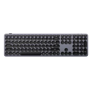 Keychron B5 Pro Ultra-Slim 2.4 GHz Bluetooth Keyboard Wireless 100% Full-Size 548g Lightweight Launcher Support with 300 Hours Battery Life Compatibl