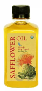 DAANA Safflower Oil for Skin: Certified USDA Organic, Extra Virgin, Cold Pressed (12 Fl Oz)