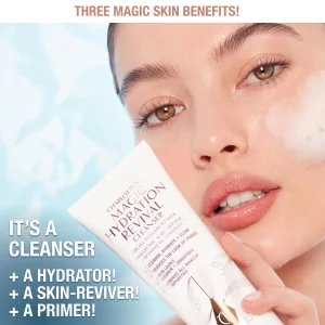 Charlotte Tilbury Magic Hydration Revival Facial Cleanser - Gentle, Foaming Face Wash to Hydrate, Revive & Prime Skin - Helps Reduce the Appearance o