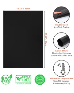 Oven Liners for Bottom of Oven, Oven Mat, 15.75