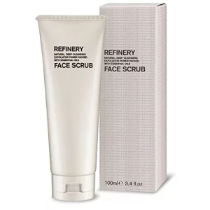Aromatherapy Associates Refinery Face Scrub. Orange Flower and Petitgrain. Improve Dull Skin, Reduce In-Grown Hairs and Cleanse (3.4 fl oz)