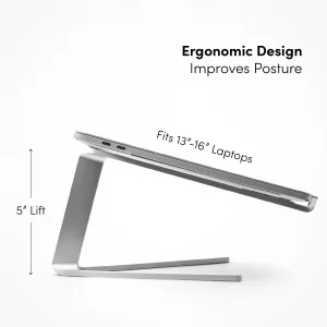 xympo Aluminum Laptop Stand for Desk, fits 13
