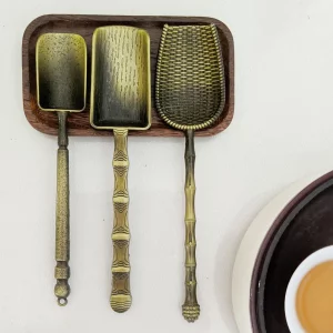 Xusmyzm Tea Scoop Vintage Spoons Long Handle Measuring Spoon For Loose Tea,Coffee, Herb,set of 3