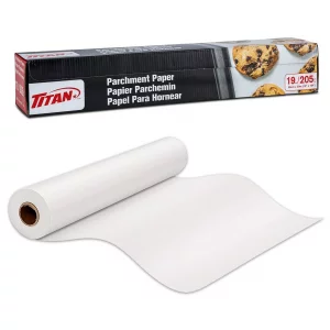 MANGA Titan White Parchment Paper Roll - Non-Stick, 205 FT (15' x 164' ft), 1 Roll