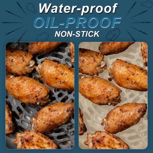 100pcs Air Fryer Disposable Liner - 7.9inch Non-Stick Parchment Paper for Baking, Roasting, Microwave - Oil-proof, Food Grade