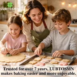 LUBTOSMN Bee Cookie Cutters Set - 3 Inches - 7 Piece - Beehive, Flower, Honeycomb and Honey Jar Stainless Steel Biscuit Molds for Honey Bee Party Dec