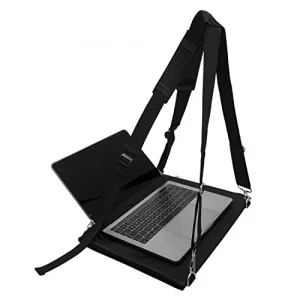 GARMISH Laptop Harness - Walking Desk-Hands Free Portable Wearable Desk with Adjustable Straps for up to 16