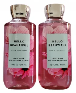 Bath & Body Works Shower Gel, Gift Set of 2, 10oz Each (Hello Beautiful)