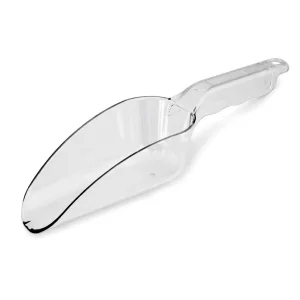 New Star Foodservice 34400 Polycarbonate Plastic Utility Ice Scoop, Clear, 12-Ounce
