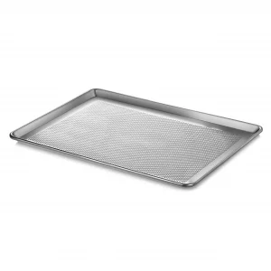 New Star Foodservice Commercial-Grade 18-Gauge Aluminum Sheet Pan/Bun Pan, Full Size, 18 L x 26 W x 1 H