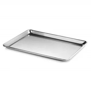 New Star Foodservice Commercial-Grade 18-Gauge Aluminum Sheet Pan/Bun Pan (13 L x18 W x1 H (Half Size) Measure Oven)