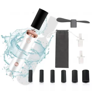 Glue Shaker for Eyelash Extensions, Eenten Nail Lacquer Shaker with 2 Connectors and 6 Sizes of Caliber Portable Electric Lash Glue Shaker Liquid Mix