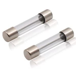 2 Pcs 20 Amp 125 Volt 611 Microwave Oven Fuses for GE,Frigidaire Hotpoint Microwave, Replacement Models WB27X11138 5304509451 5304464087 5304488359 A