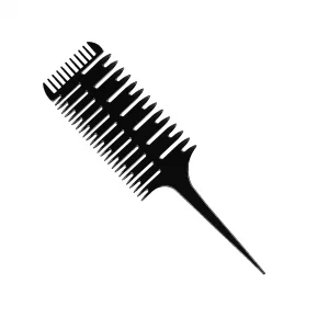 1st Choice Professional Hair Combs for Women Styling Hair Combs Plastic Weaving Combs for Highlighting,3-Way Weaving & Sectioning Foiling Comb for Ha